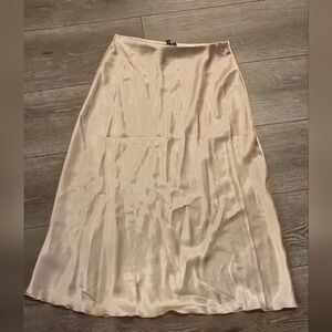 Nicole Miller Cream A-Line Skirt